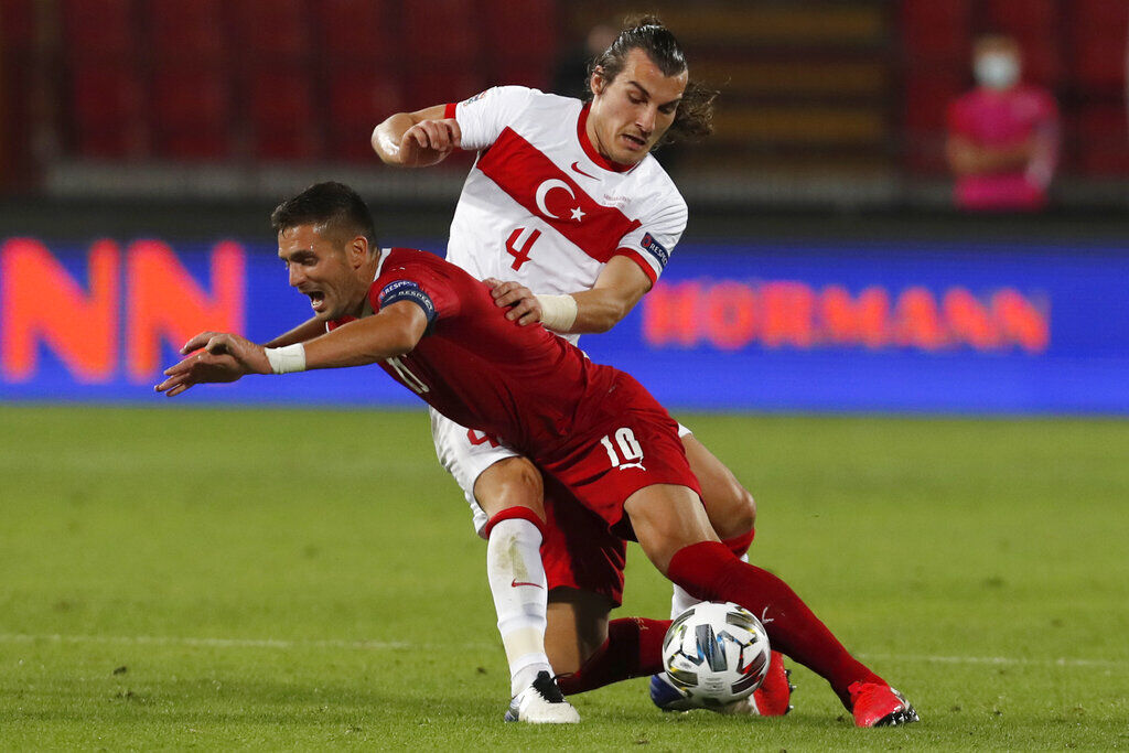 APTOPIX Serbia Turkey Nations League Soccer